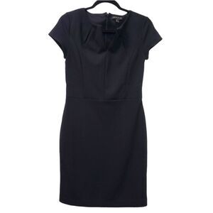 Banana republic black sheath dress